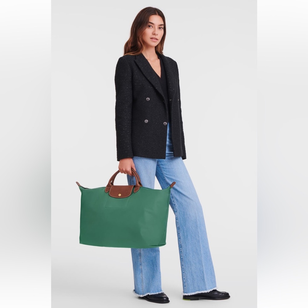 Longchamp LE PLIAGE original XL TRAVEL duffle BAG in sage green